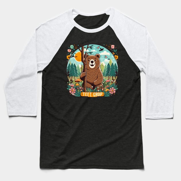 TéTé group happy bear Baseball T-Shirt by bestplanetbuyers